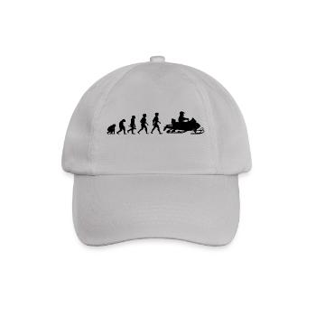 Evolution snowmobile winter snowmobile - Baseball Cap - grey - Front