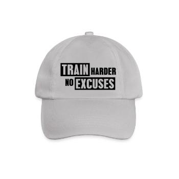 train_harder_no_excuses_f1 - Casquette classique - bruyère - Devant