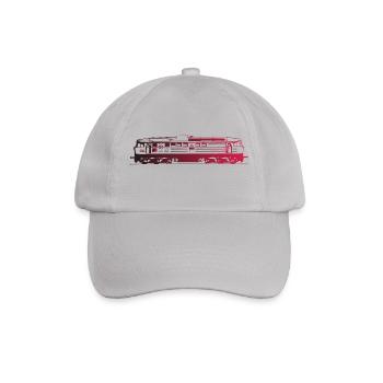 Russische Diesellok schwarzrot - Baseballkappe - Grau - Vorne