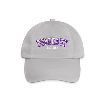 Bordeaux Est. 1996 - Baseball Cap - grey - Front