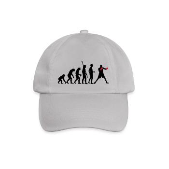 evolution_boxen_b_2c - Baseball Cap - grey - Front