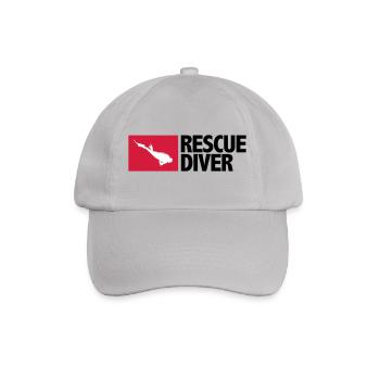 Rescue Diver - Baseballkappe - Grau - Vorne