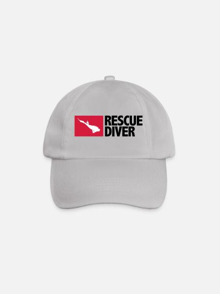 Rescue Diver - Baseballkappe - Grau