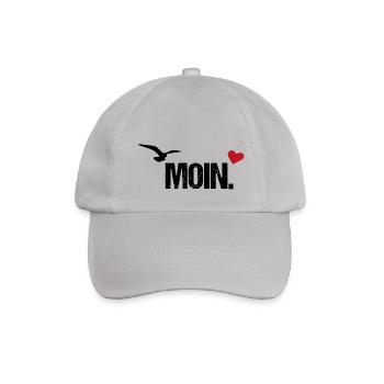 Face mask Moin - Baseball Cap - grey - Front