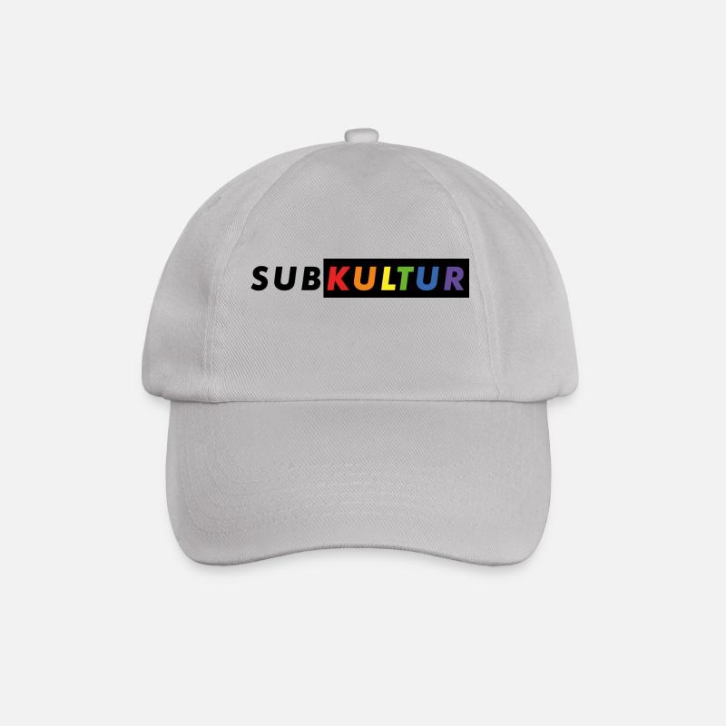 Subkultur Logo CSD#2 - Baseballkappe - Grau