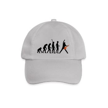 evolution_guitar_a_2c - Baseball Cap - grey - Front