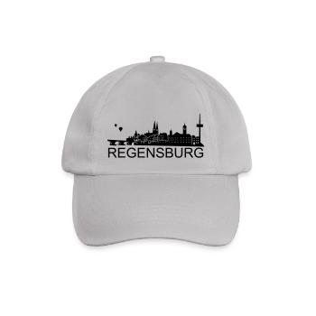 Regensburg Skyline - Baseballkappe - Grau - Vorne