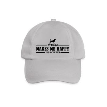 BEAGLE me rend heureux - Casquette classique - bruyère - Devant