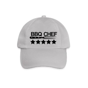 Grill,Grilling,BBQ,cooking,chef,meat,summer,sausag - Baseball Cap - grey - Front