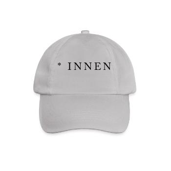 *Innen - Baseballkappe - Grau - Vorne