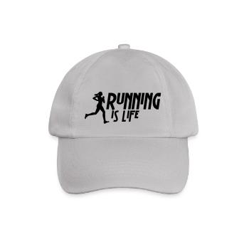 running is life female i 1c - Casquette classique - bruyère - Devant