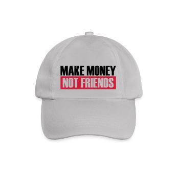 Make Money Logo - Baseball Cap - grey - Front