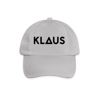 First name Klaus - Baseball Cap - grey - Front