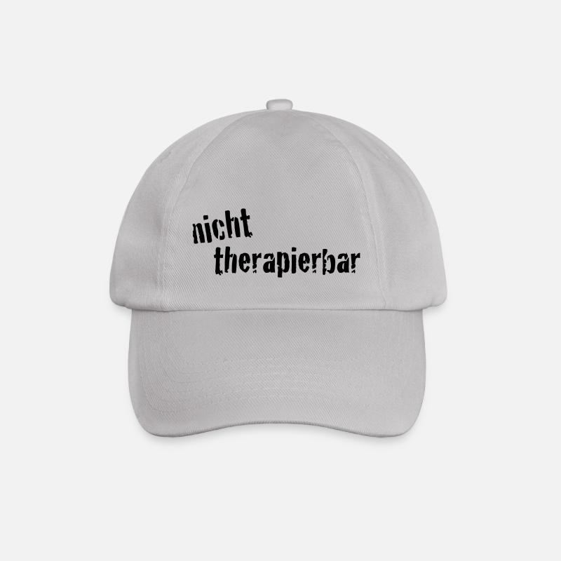 nicht_therapierbar - Baseballkappe - Grau