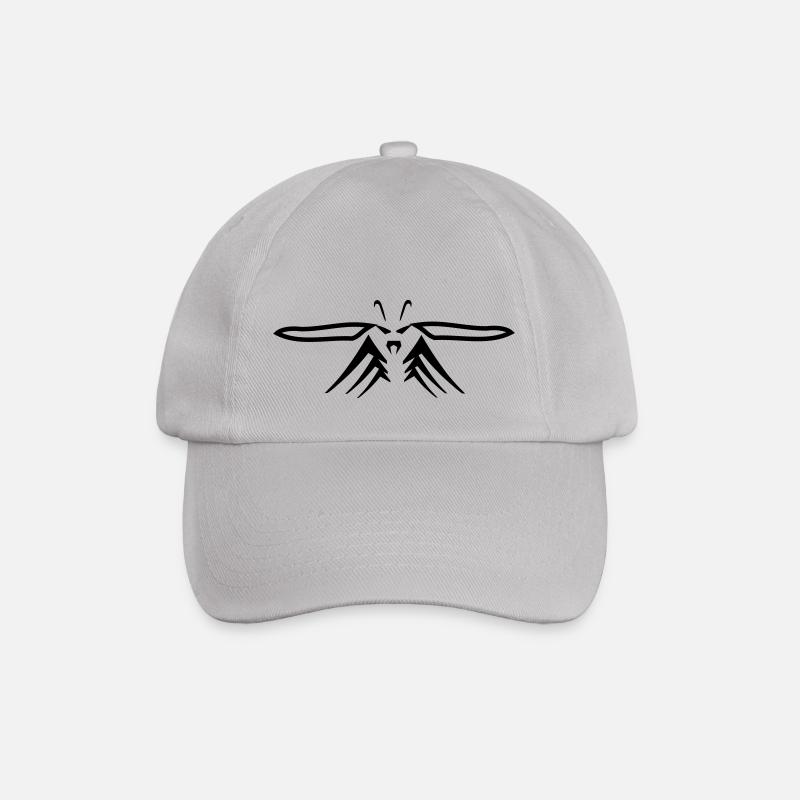 Wespe - Baseballkappe - Grau