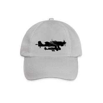 stuka_1 - Baseballkappe - Grau - Vorne