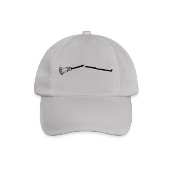 Besen gebrochen 1 - Baseballkappe - Grau - Vorne