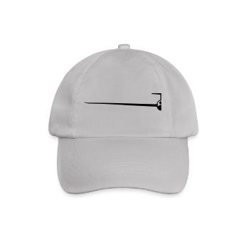 sf_halb links - Baseballkappe - Grau - Vorne