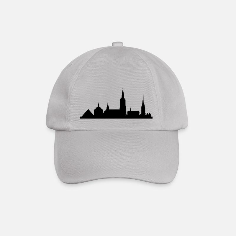 Skyline Ulm klein - Baseballkappe - Grau