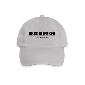 Abschließen Never Forget - Nie Vergessen! - Baseballkappe - Grau - Vorne