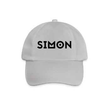 First name Simon - Baseball Cap - grey - Front