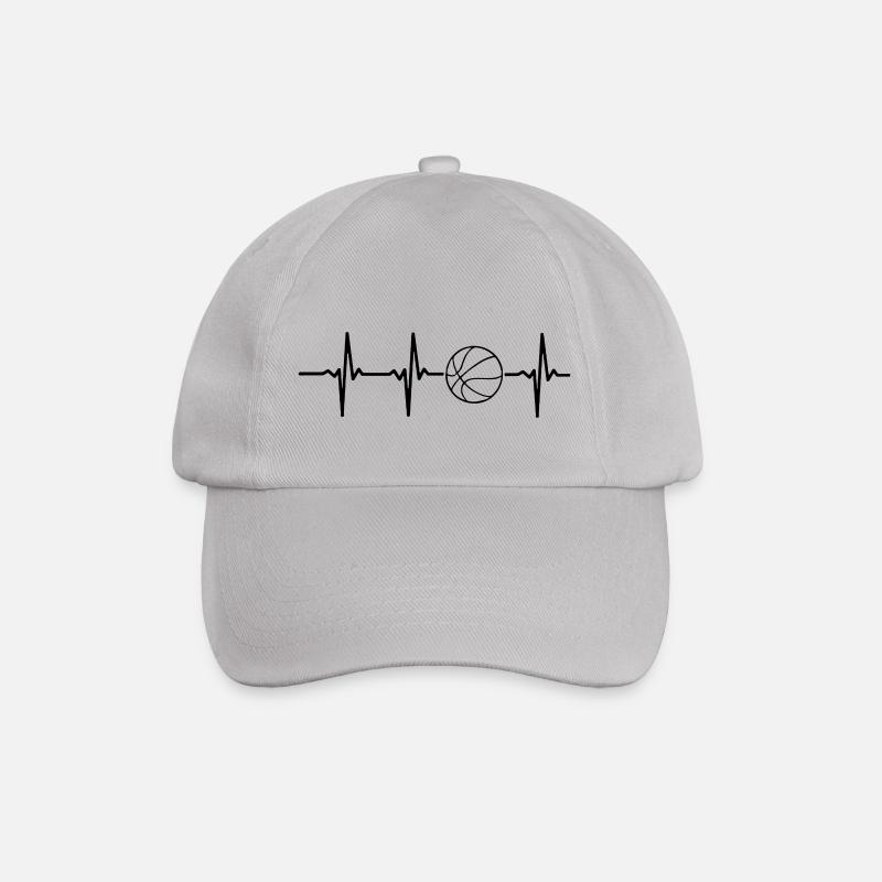 MON CŒUR BAT POUR LE BASKET - Casquette classique - bruyère