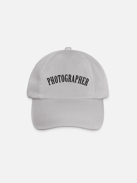 Photographer (Text, 1c) - Baseballkappe - Grau