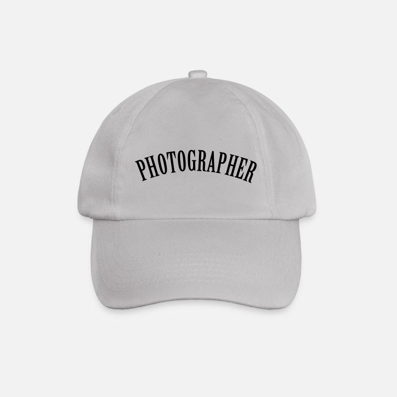 Photographer (Text, 1c) - Baseballkappe - Grau