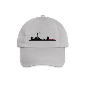 North Sea Silhouette - Baseball Cap - grey - Front