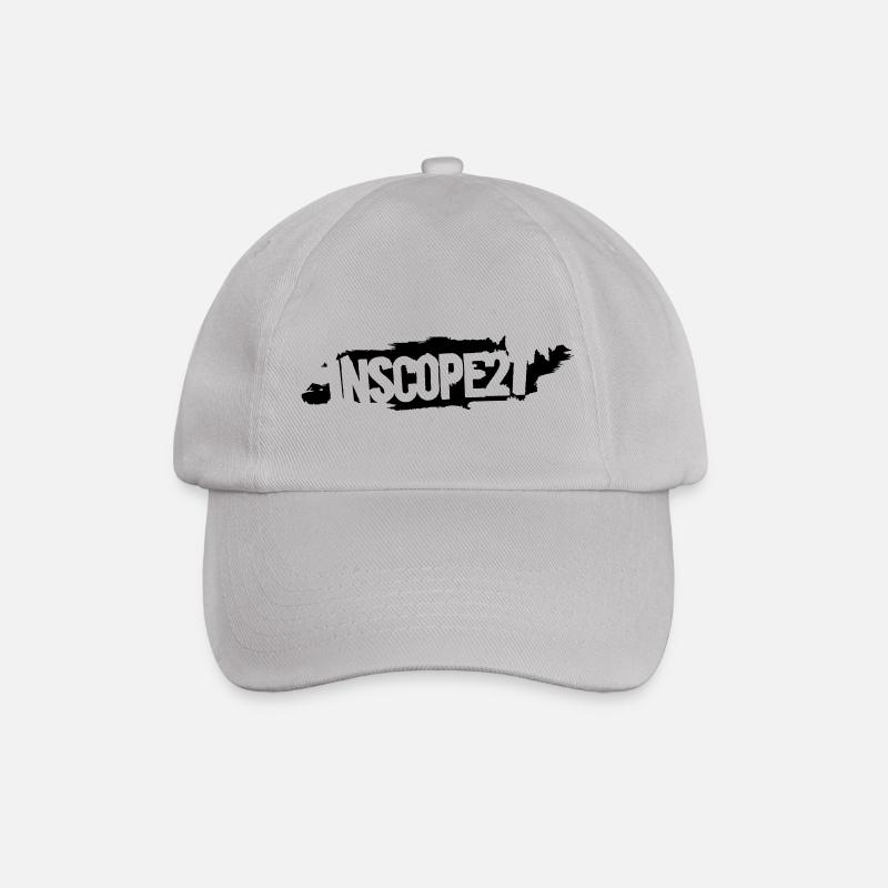 inscope_grunge_test - Baseballkappe - Grau