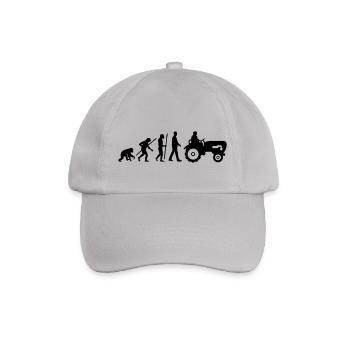 evolution_bauer_mit_traktor_032013_a_1c - Baseball Cap - grey - Front