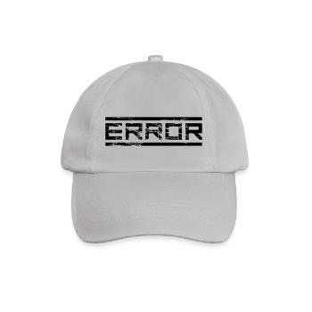 kratzer risse geek error computer download nicht g - Baseballkappe - Grau - Vorne