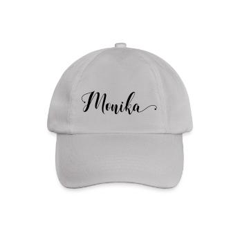 monika - Baseball Cap - grey - Front