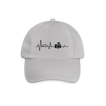Photographe de prendre des photos d'amour de la photographie de battement de coeur - Casquette classique - bruyère - Devant