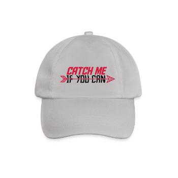 Catch Me If - Baseballkappe - Grau - Vorne