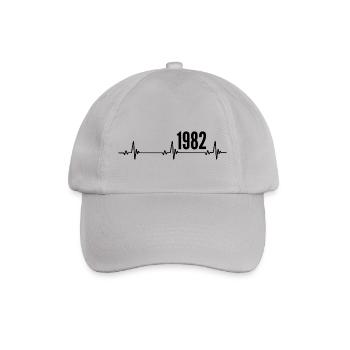 1982 Geschenk 1982 Retro 1982 Original 1982 Jahrgang - Baseballkappe - Grau - Vorne