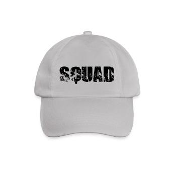 squad - Baseballkappe - Grau - Vorne