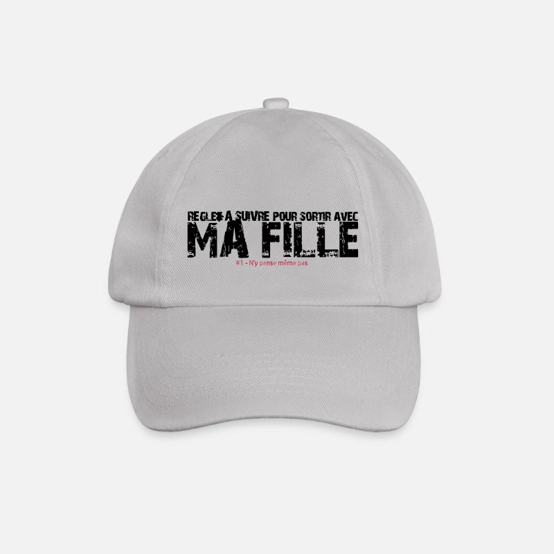 Règle à suivre pour sortir avec ma fille - Casquette classique - bruyère