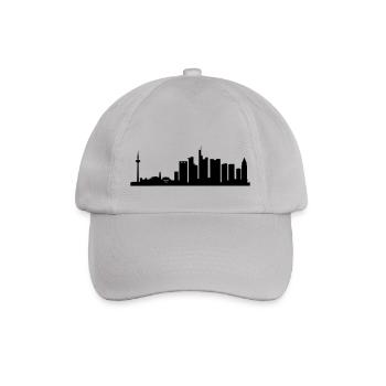 Skyline Frankfurt - Baseballkappe - Grau - Vorne