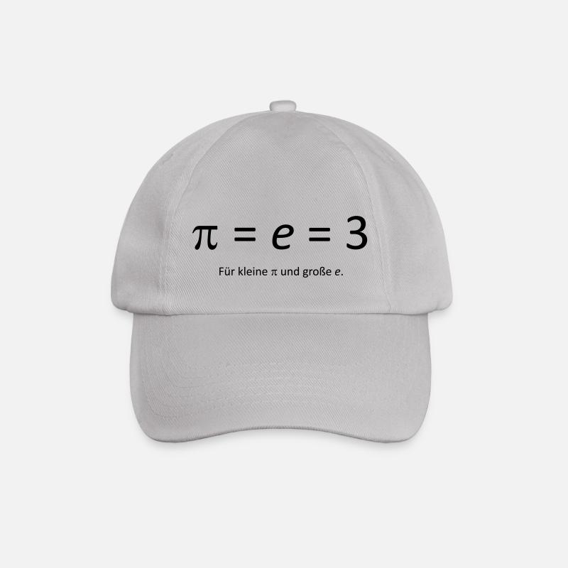 Pi = e = 3 - Baseballkappe - Grau