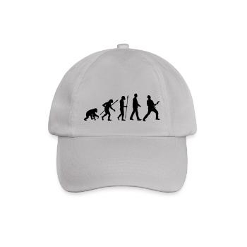 evolution_rocks_032012_a1c - Baseball Cap - grey - Front
