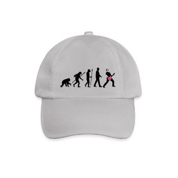 evolution_rocks_032012_a_2c - Baseball Cap - grey - Front