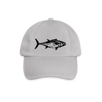 tuna fish - Baseballkappe - Grau - Vorne
