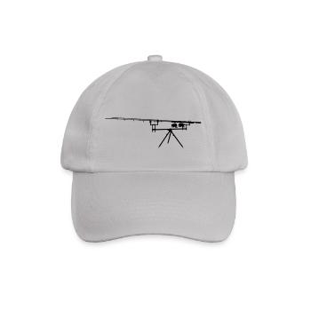 Karpfenangeln / Rod Pod - Baseballkappe - Grau - Vorne