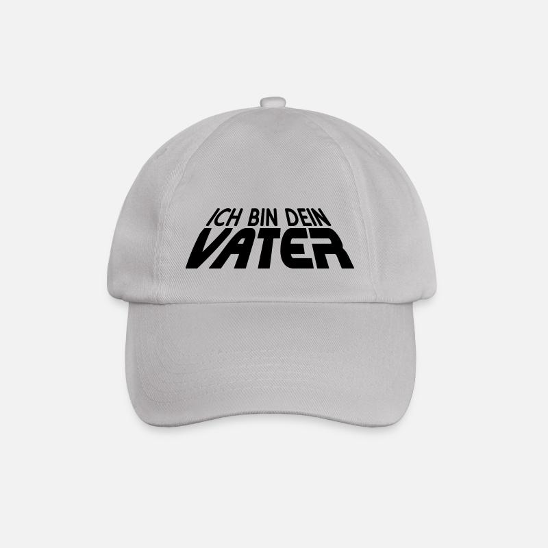 Ich bin dein VATER 3D (1c) - Baseballkappe - Grau