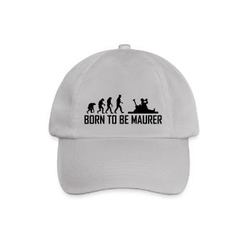 born to be maurer - Baseballkappe - Grau - Vorne