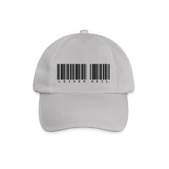 Leider Geil Barcode - Baseballkappe - Grau - Vorne