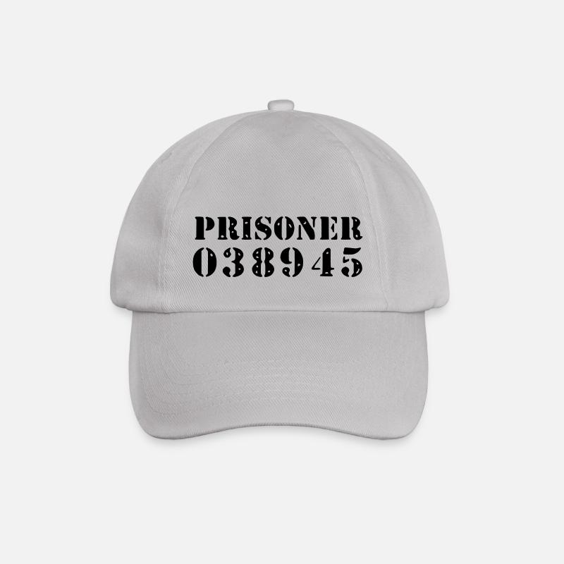 prisoner / detainee - Baseball Cap - grey