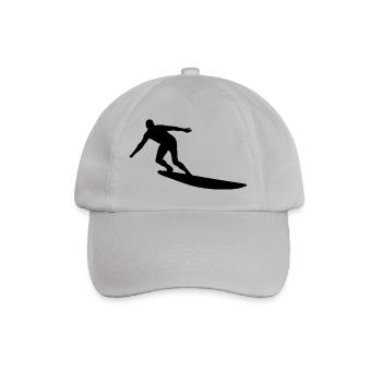 surfboard surfen surfing wind surfer12 - Baseballkappe - Grau - Vorne
