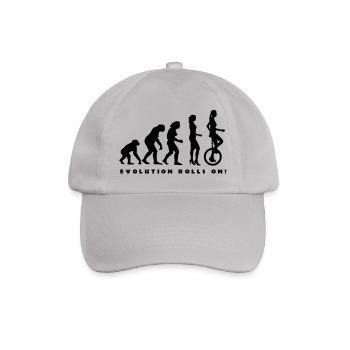 evolution_einradfahrerin_1c_b - Casquette classique - bruyère - Devant